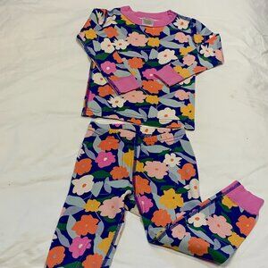 Hanna Andersson Floral Pajama Set | Size 3T | Organic Cotton